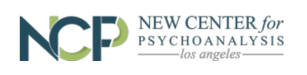 NEW CENTER for Psychoanalysis - Los Angeles